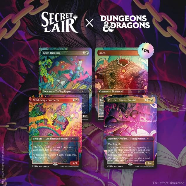 Amazon.com: Magic: The Gathering Secret Lair x Dungeons & Dragons